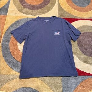 Vineyard Vines American Flag Whale Short Sleeve Tee Shirt Boys Kids Size Large